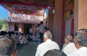 हिंगोणीत ध्वजारोहण