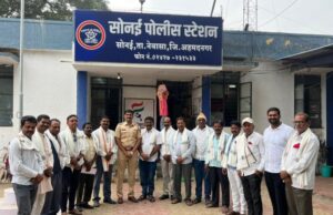 सोनई पोलीस स्टेशनकडून पत्रकारांचा सन्मान