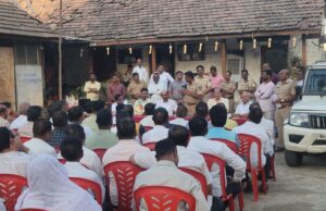 राहुरी पोलीस स्टेशनच्यावतीने महत्त्वपूर्ण बैठक