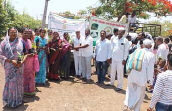 ब्राम्हणीत मोफत रोपांचे वाटप