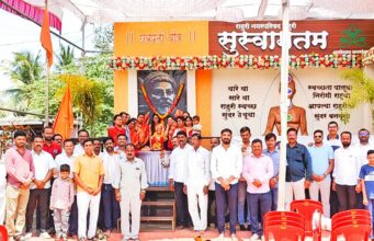 राहुरीत राज्याभिषेक सोहळा उत्साहात