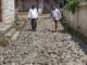 बांधकाम विभागाकडून रस्त्याच्या कामाची पाहणी