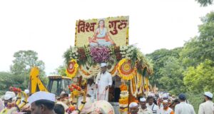 देवळालीत संत निवृत्तीनाथांच स्वागत